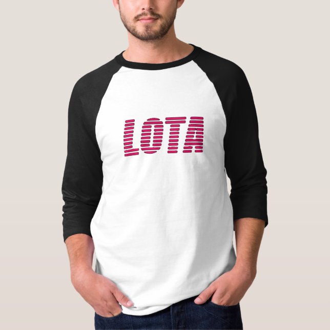 De t-shirt básico do Raglan da Capa dos homens do (Frente)