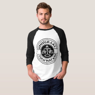 De t-shirt básico do Raglan da nação do tribo Z