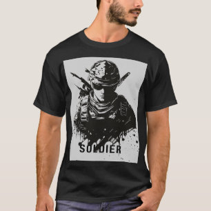 👕 de T-shirt da Cinza preta