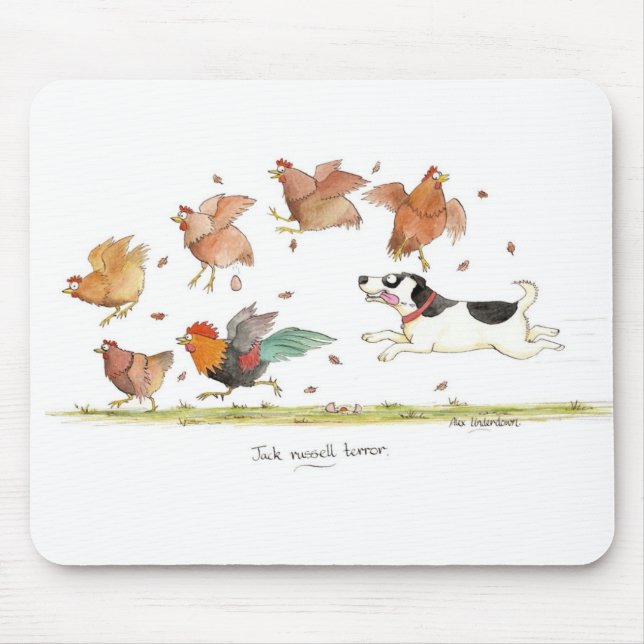 De "terror" Mousepad Jack Russell (Frente)