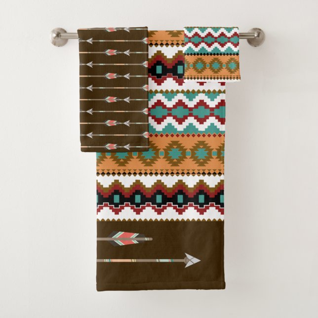 De Toalhas Conjunto Tribal Bath Towel do Sudoeste (Insitu)