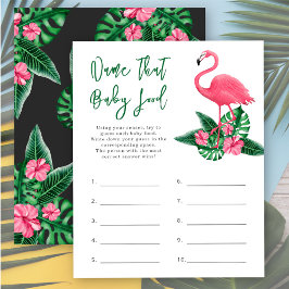 Dê um nome à comida do bebê - jogo do chá de frald