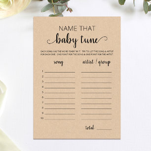 Dê um nome ao cartão de Chá de fraldas do bebê