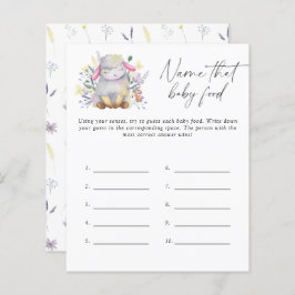 Dê um nome ao jogo de chá da comida do bebê - Baby