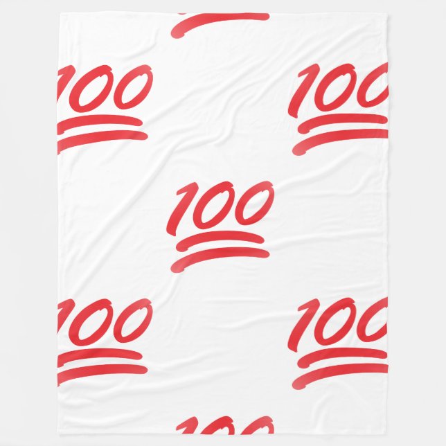 De Velo 100 emoji cobertor (Frente)