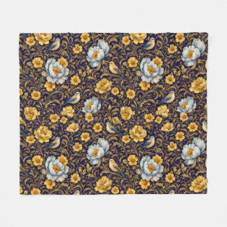 De Velo Altami Vintage Floral Birds Cobertor – Luxo Elegan