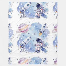 De Velo Astronauta azul pouco elegante Cobertor Nova Casa