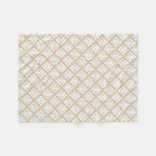De Velo Buff geométrico tribal e cobertor branco com padr