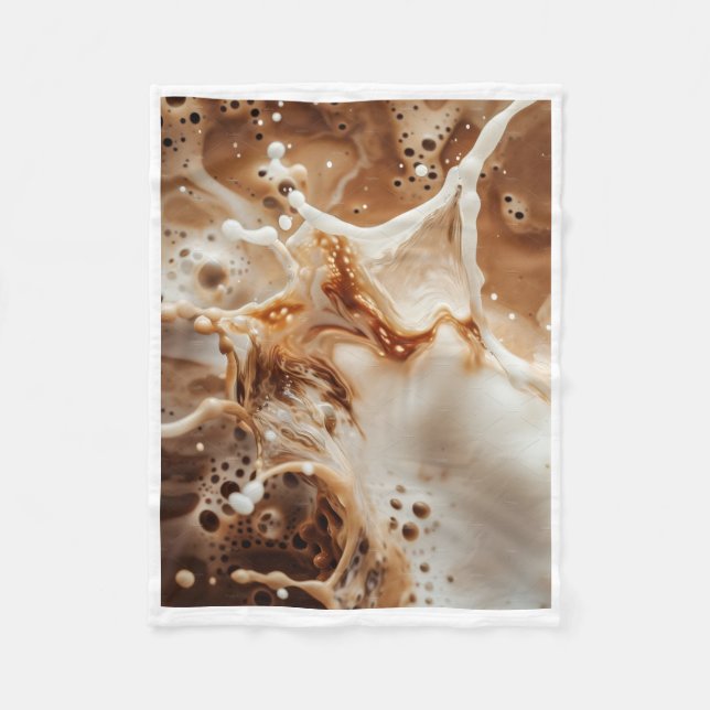 De Velo Cobertor ADOM Coffee & Milk Splash Art (Frente)