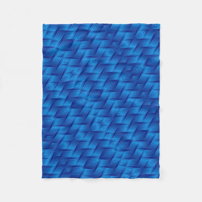 De Velo Cobertor ADOM Deep Blue com Textura Tecida (Frente)