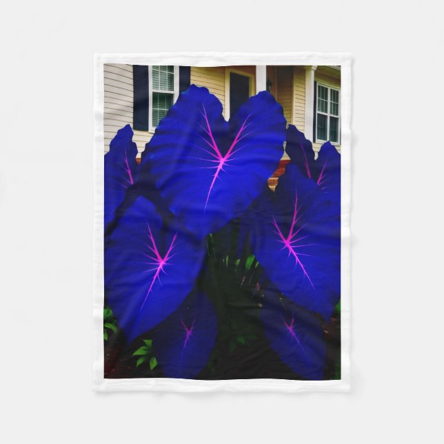 De Velo Cobertor ADOM Folha Roxa Neon Glow (Frente)