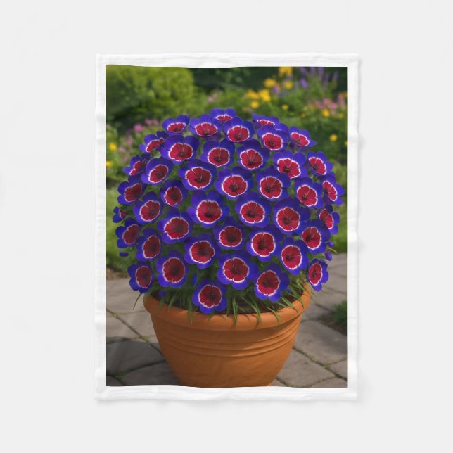 De Velo Cobertor ADOM Vaso Floral Roxo (Frente)
