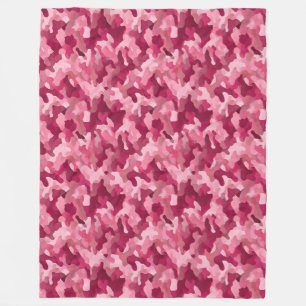 De Velo Cobertor Camuflado Rosa Bege Aconchegante