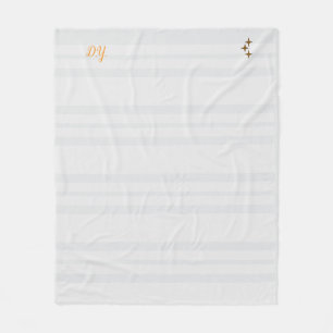 De Velo Cobertor Celestial Scholar com Enfeite Branco e Do