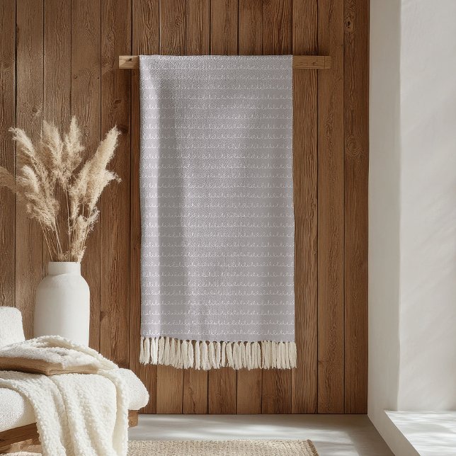 De Velo Cobertor Elegante Cinza Pastel Branco Estilo (Elegant Throw Blanket Pastel Grey White Style)