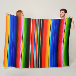De Velo Cobertor Estilo Serape Mexicano
