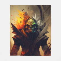 Cobertor Fantasia Senhor da Guerra Orc | Presente