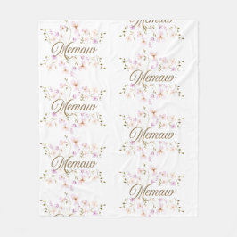 De Velo Cobertor Floral Memaw