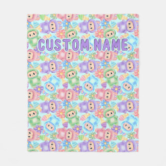 De Velo Cobertor fofo pastel, manta acolhedora personaliza