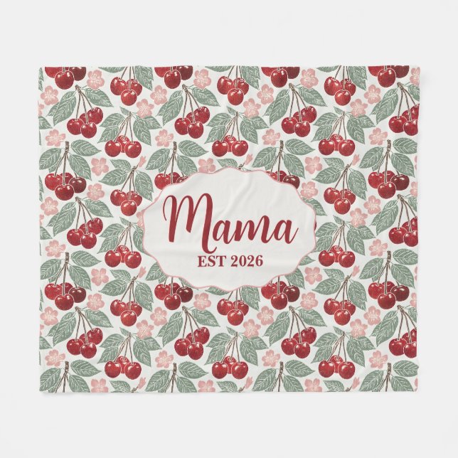 De Velo Cobertor Nova Mamãe, Presente do Dia das Mães para (Frente (Horizontal))