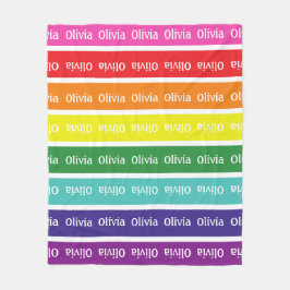 De Velo Cobertor Personalizado Com Nome Da Criança Present