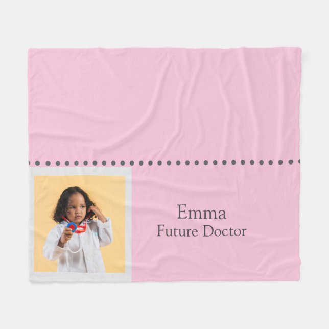 De Velo Cobertor Personalizado Futuro Médico Crianças com  (Frente (Horizontal))