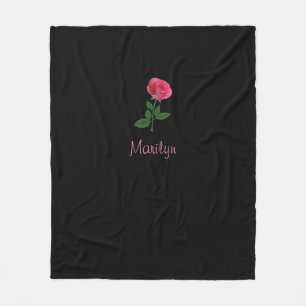 De Velo Cobertor rosa preto