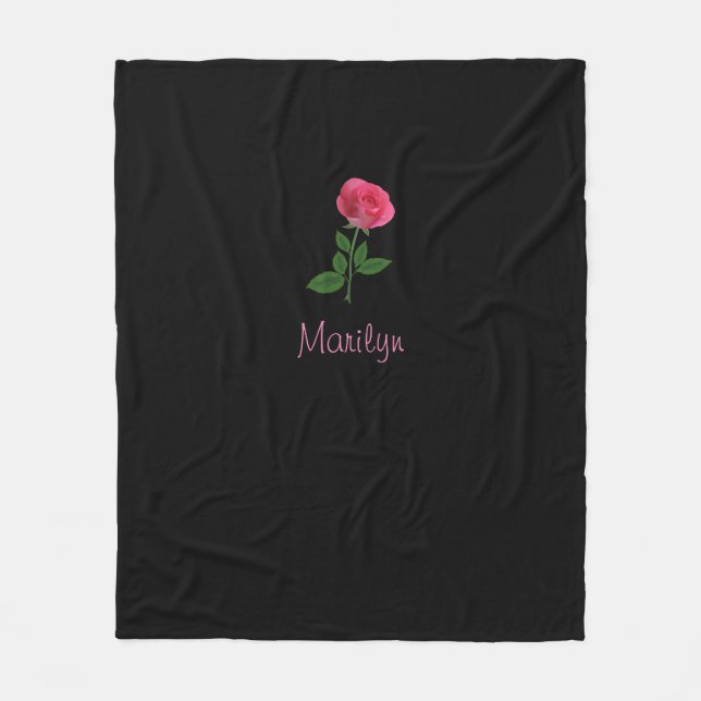 De Velo Cobertor rosa preto (Frente)