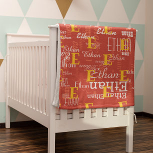 De Velo crie o cobertor legal com seu nome inicial