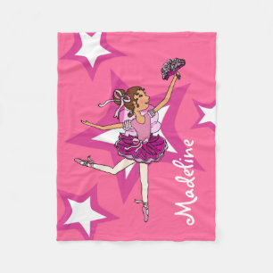 De Velo Espelho escuro cor-de-rosa bailarina balé cobertor