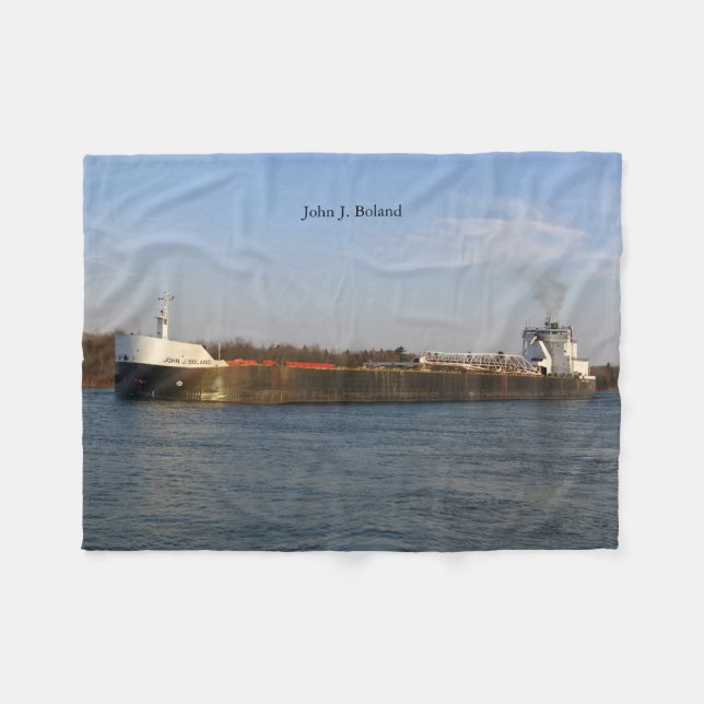De Velo John J. Boland fleece cobertor (Frente (Horizontal))