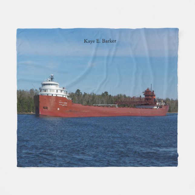 De Velo Kaye E. Barker cobertor (Frente (Horizontal))