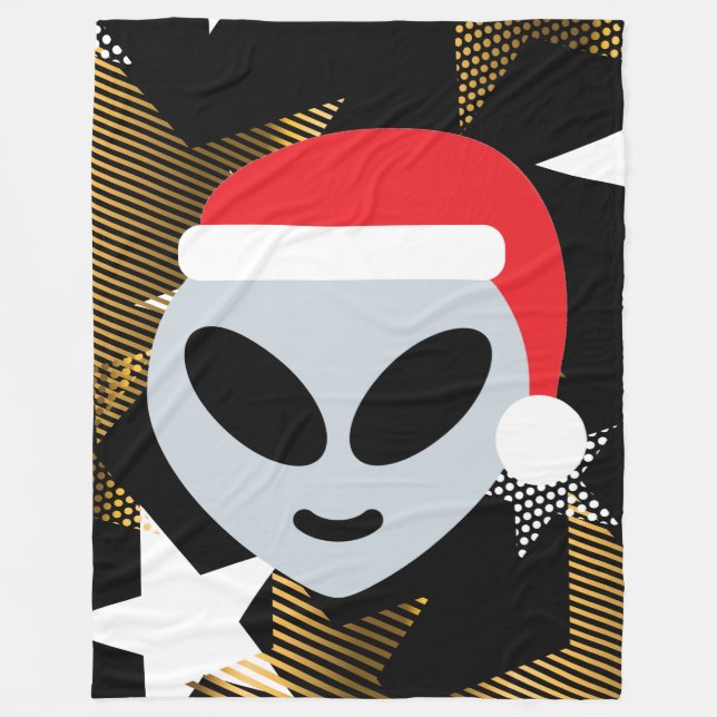De Velo papais noeis alienígena emoji cobertor (Frente)