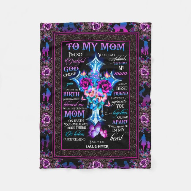 De Velo para minha mãe, do Son, cobertor para a mãe (Frente)