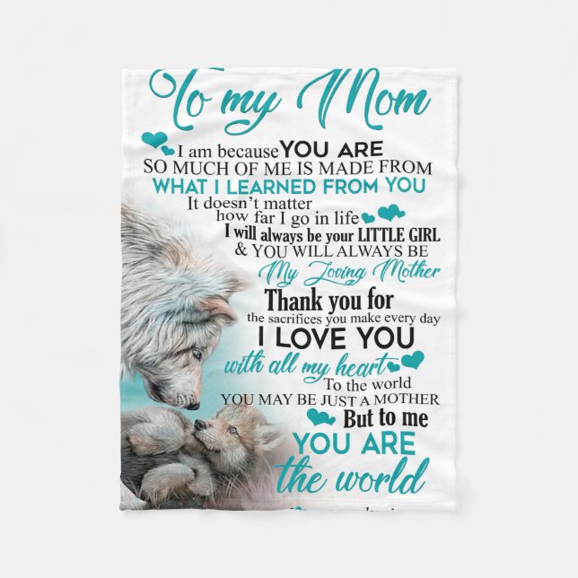 De Velo Para o cobertor do lobo da minha mãe, presente par (Frente)