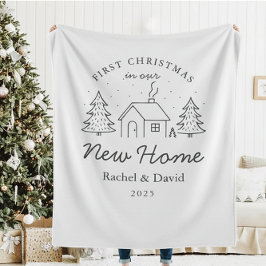 De Velo Primeiro Natal em Nossa Nova Casa” Cobertor