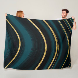 De Velo Roupa escura e cobertor dourado