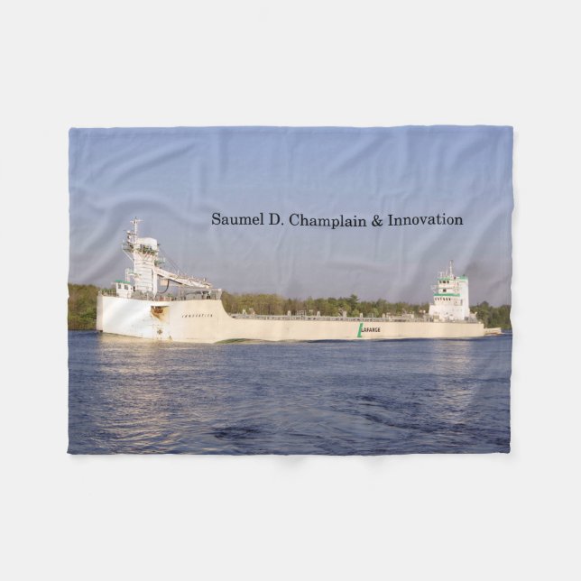 De Velo Samuel D. Champlain & Innovation cobertor (Frente (Horizontal))