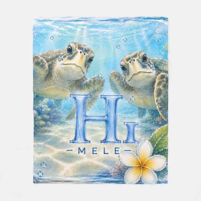 De Velo Suporte ao Cobertor HIMELE Throw Honu (Frente)