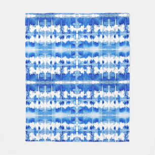 De Velo Tie dye indigo shibori cobertor