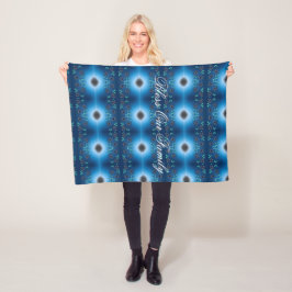 De Velo Um Cobertor Fleece Azul Designer