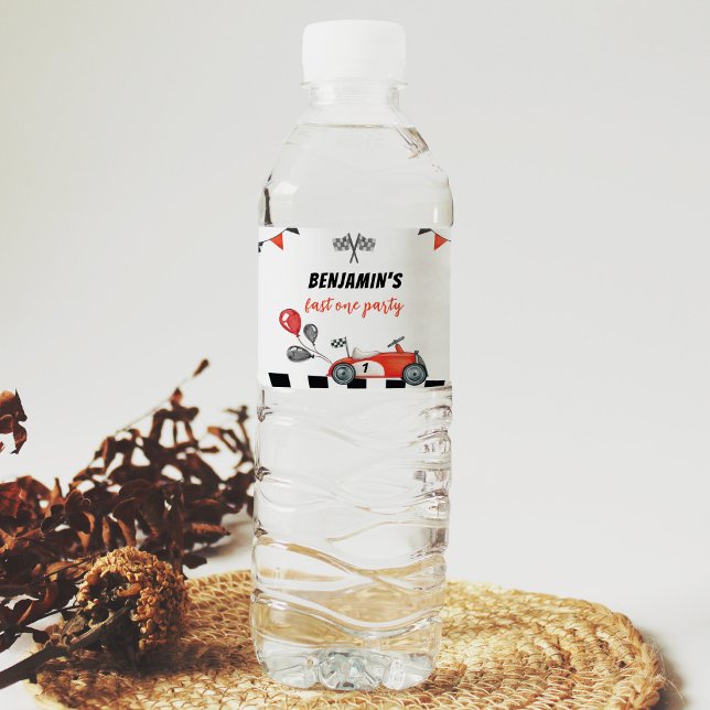 De Vinho Raça Vintage Carro Aniversário Rótulo da Garrafa d (Criador carregado)