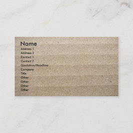 De Visita Amendoins do cartão e da embalagem