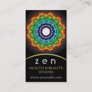 De Visita Arte da mandala do ornamento do círculo, cartão 