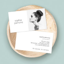 Artista profissional e Cartão com fotos fotógrafo