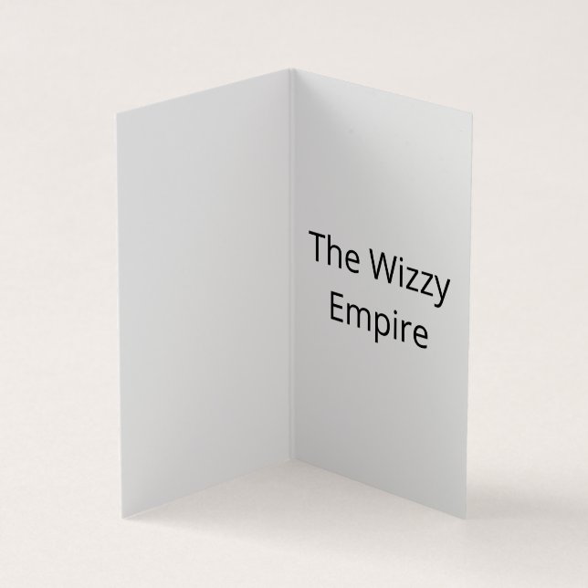 De Visita cartão bizz (Interior)