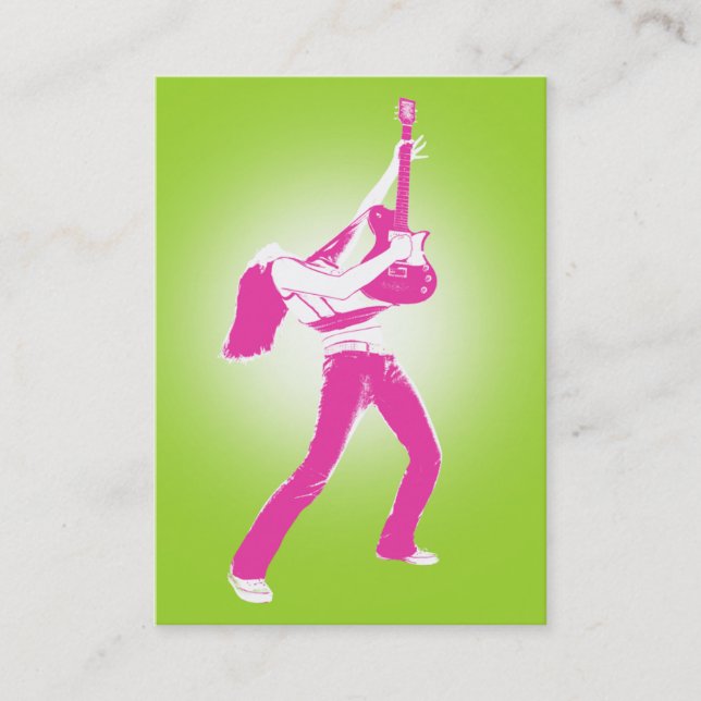 De Visita Cartão carnudo "majestoso" verde (Frente)