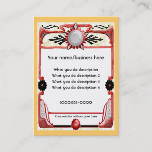 De Visita cartão da estrela