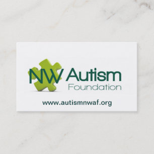 De Visita Cartão da fundação do autismo do nanowatt