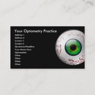 De Visita Cartão da optometria